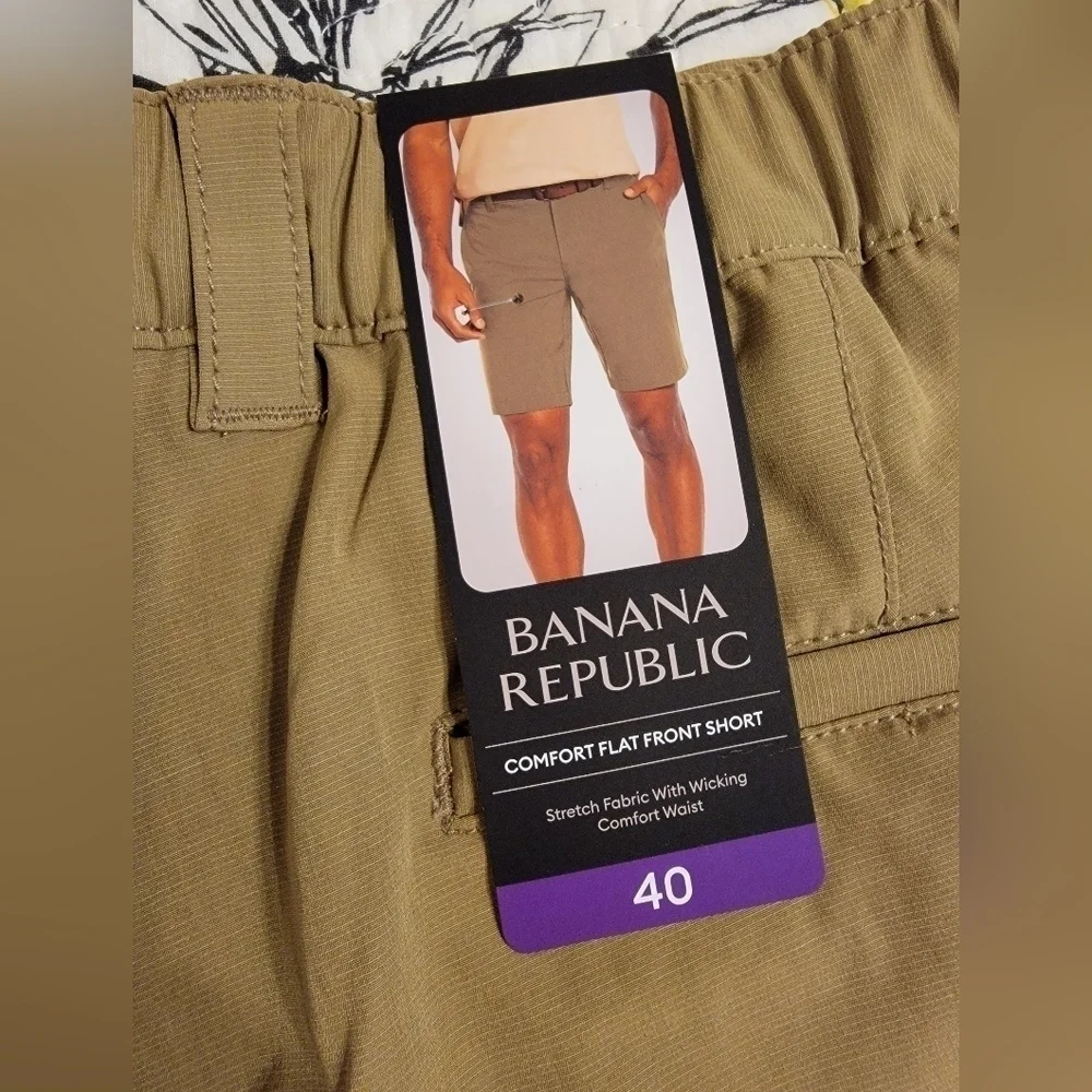 NWT Banana Republic Men's Flat Front Shorts